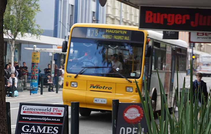 Metro Tasmania Scania N113CRB Ansair Orana 616